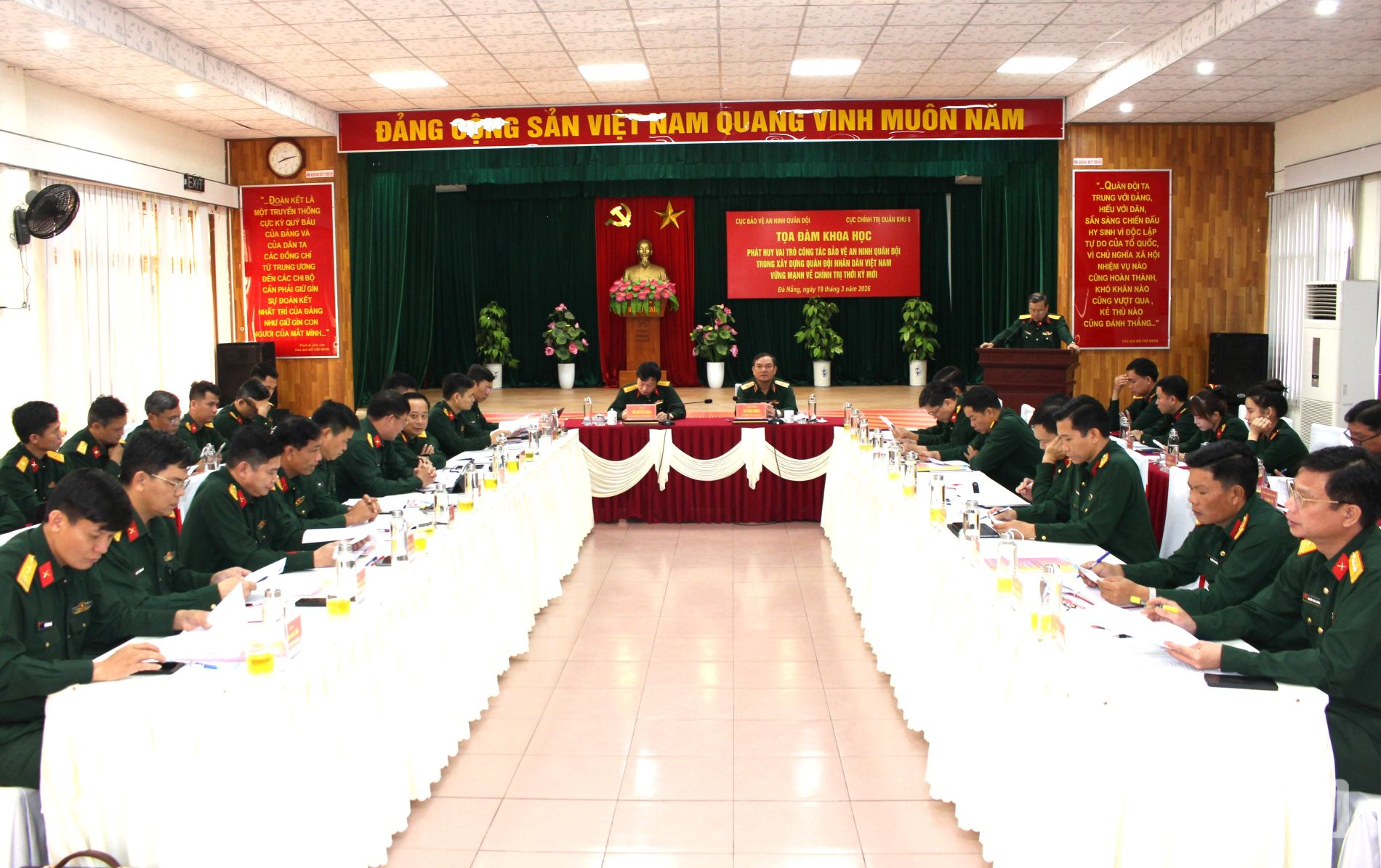 Phát huy vai trò công tác bảo vệ an ninh Quân đội trong xây dựng Quân đội vững mạnh về chính trị